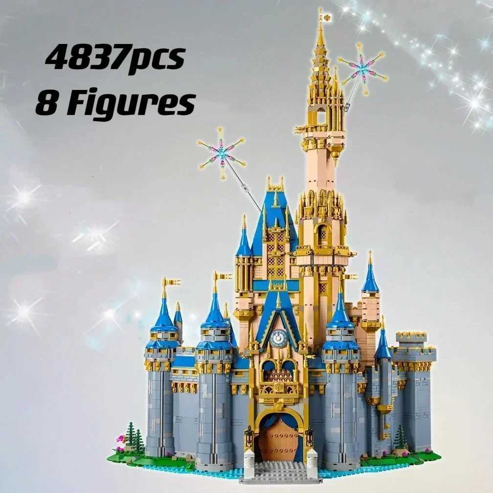 43222 The Princess Castle 100th Anniversary City Street View 16008 95658Model Building Blocks Bricks Kids Toys 71040 K251208