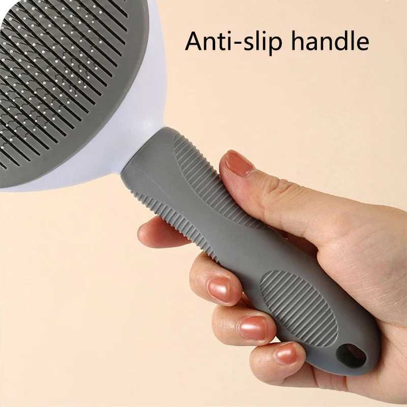 Dog Brush Cat Comb Animal Grooming Tools Dogs Accessories Cat Supplies Stainless Steel Beauty Massage Comb M251208 - view 5