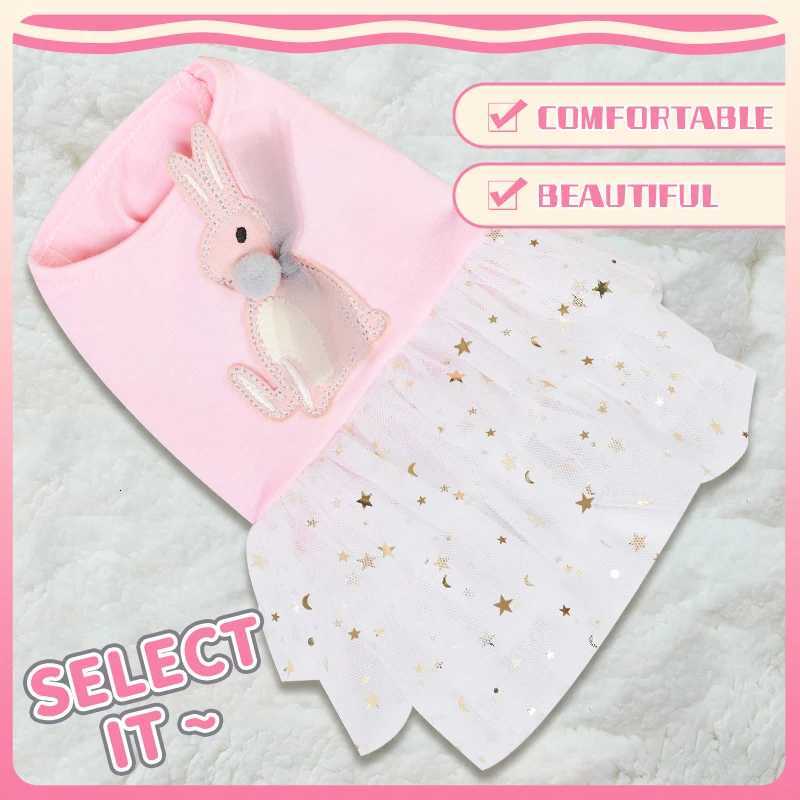 Princess Style Dog Dresses Pet Bunny Doll Skirt Cotton Pet Clothing Mesh Skirt Sweet Dog Clothes for Small Medium Dogs Pet Items M251208