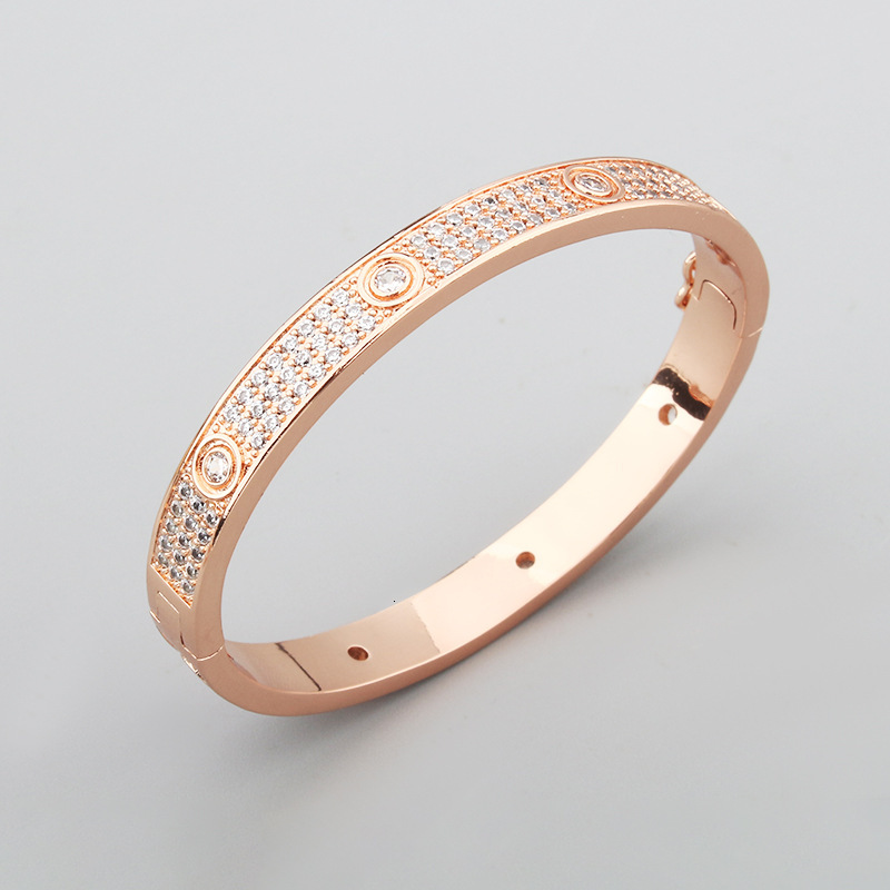 European And American Hot-Selling Round Diamond Star Bracelet For Women, Light Luxury Elegant Round Bracelet, Cross-Border Hot-Selling, Direct From Ma