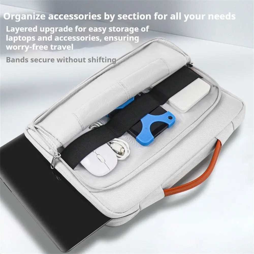 13 14 156 16 inch Laptop Computer Bag Waterproof Handbag Briefcase Man Women Bags for Macbook Air Samsung HP Lenovo AccessoryT251208