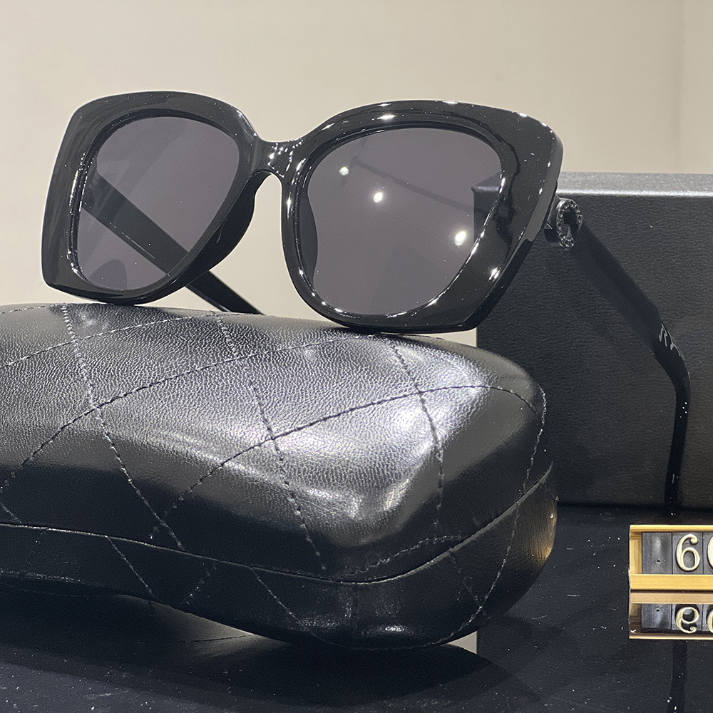 Designer Oversized Cat Eye Sunglasses for Women - Vintage Full Frame Polarized UV400 Driving Sun Glasses with Gift Box 5422