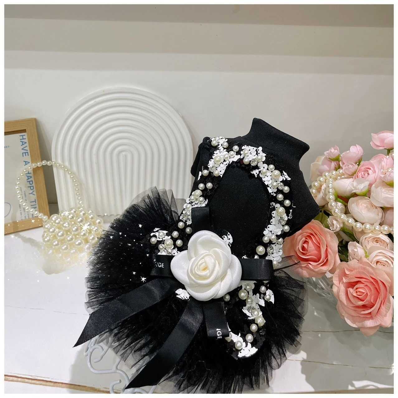 Pet Autumn/Winter Mesh Princess Skirt Bottom Coat Puff Skirt Small Dog Teddy Dog Dresses for Small Dogs Puppy Clothes M251208