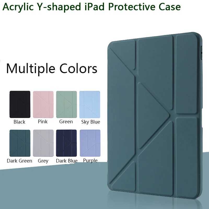 For Ipad 10 2021 Acrylic TPU Y-fold Mtifunctional Protective Case For IPad 7 8 9 102 Case Tablet Sle Pro11 129 C251208
