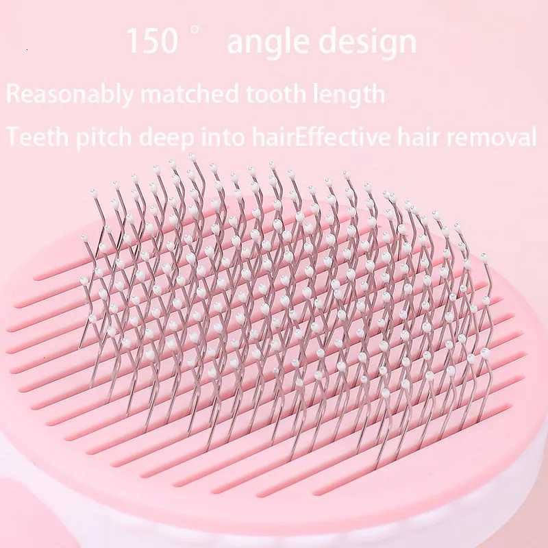 Cat Brush Pet Grooming Brush for Cats Remove Hairs Pet Cat Hair Remover Pets Hair Removal Comb Puppy Kitten Grooming Accessories M251208 - view 6