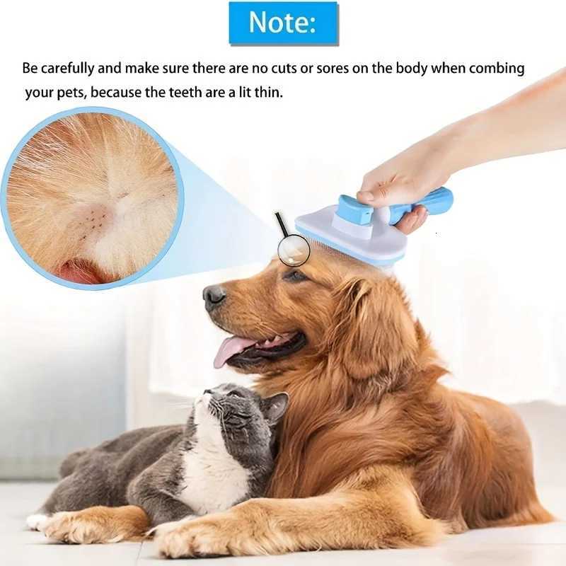 Brush - Effective Shedding Control Gentle Deshedding Comb for Dogs Cats Long Hair Grooming Daily Use Bathing M251208 - view 3