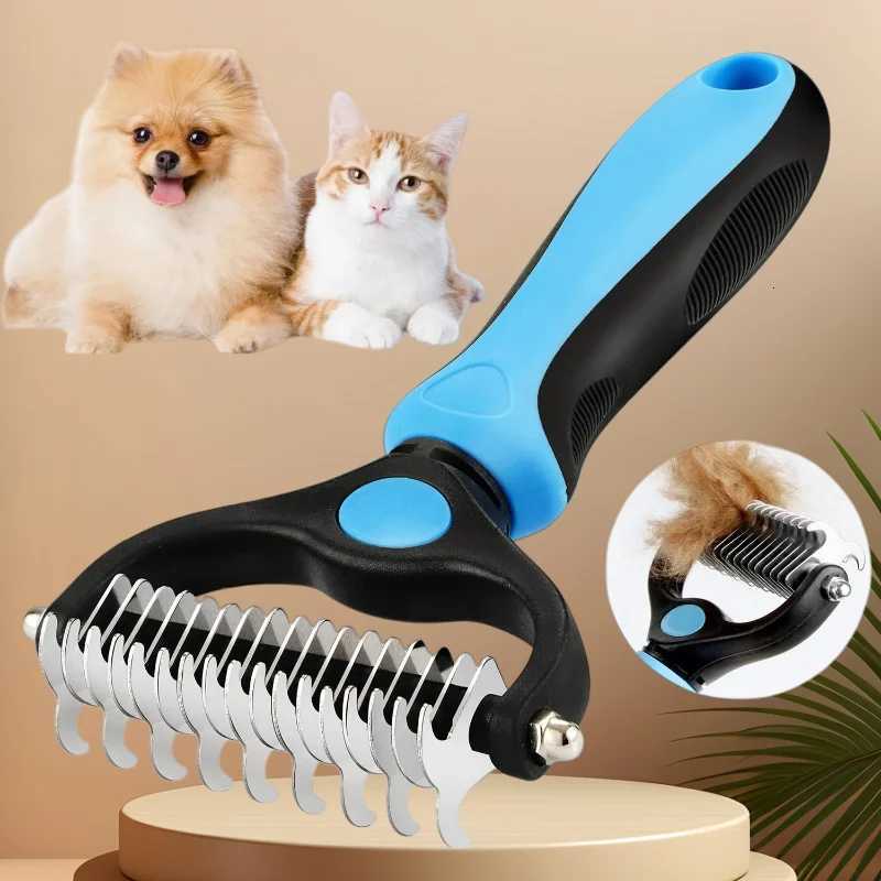 Professional Pet Deshedding Brush Dog Hair Remover Pet Fur Knot Cutter Puppy Cat Comb Brushes Dogs Grooming Shedding Supplies M251208 - view 1