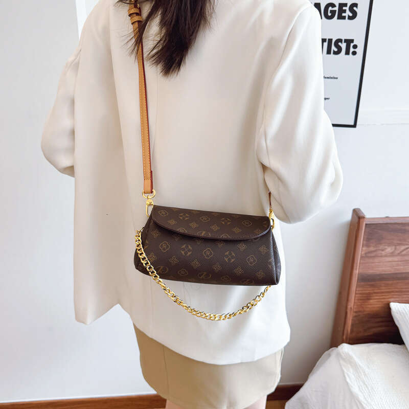 2025 New Cross-Border Printed Shoulder Fashion Versatile Monogram Crossbody High-End Women's Bag