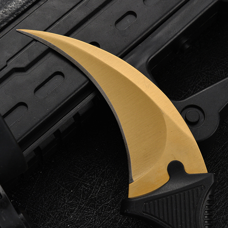 16cm Karambit Lostlight Shadow Claw Knife Game Peripheral Figure Samurai Katana Cosplay Weapon Prop with Holster Gift Collection