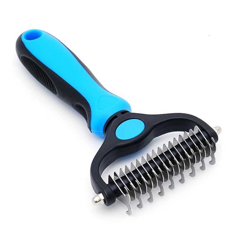 Pet Knot Remover Comb for Dogs Cats - Dematting Tool with Stainless Steel Blades - Detangling Brush for Matted Hair - Professi M251208 - view 4