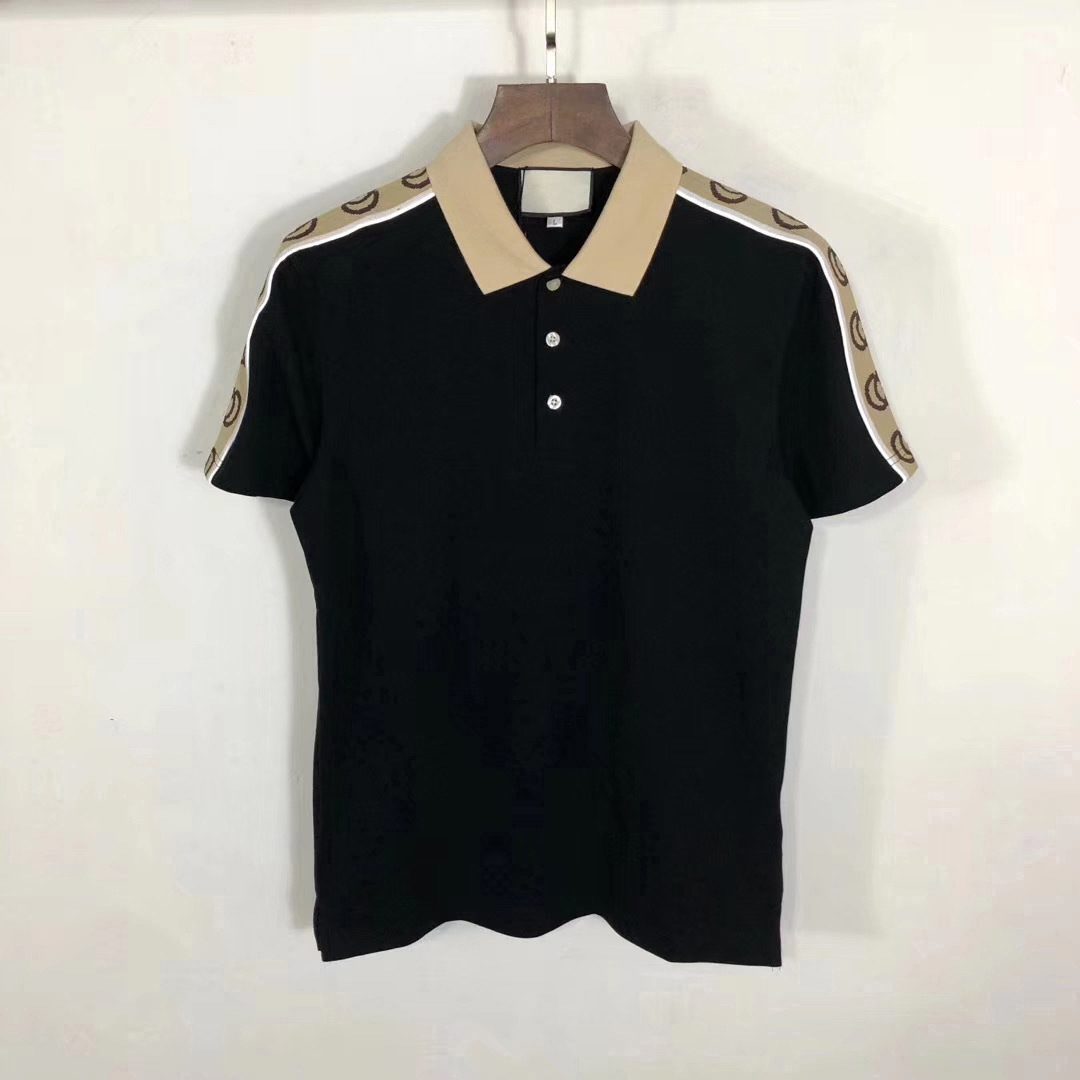 Luxury brand men's designer classic solid color business men's POLO shirt top Fashion play fashion father shirt clothing anime T-shirt M-3XLLG
