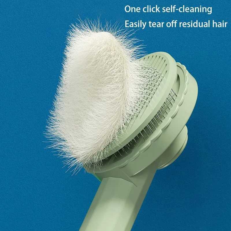 Cat Brush Pet Grooming Brush for Cats Remove Hairs Pet Cat Hair Remover Pets Hair Removal Comb Puppy Kitten Grooming Accessories M251208 - view 4