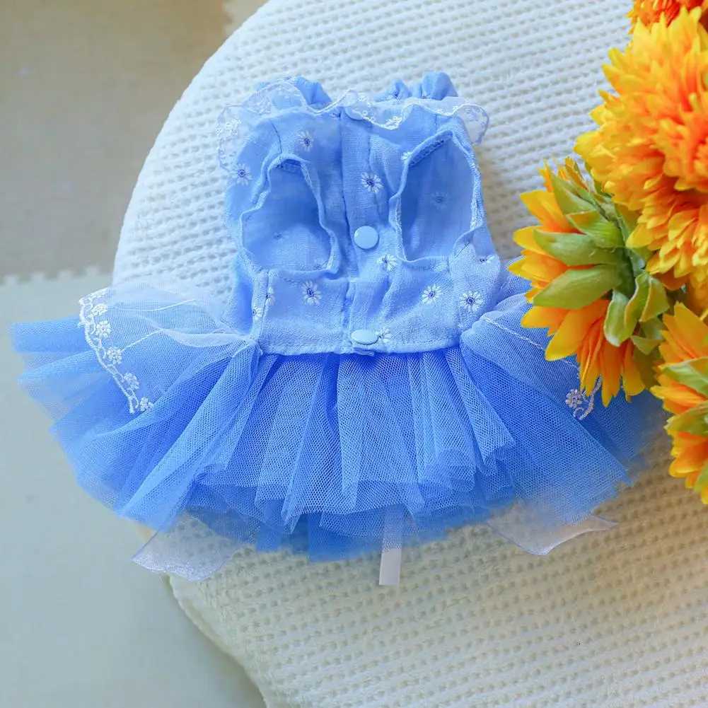 Fine Workmanship Pet Dress Charming Bow Decorated Pet Dress Comfortable Princess Dress for Dogs Cats with Traction for Small M251208