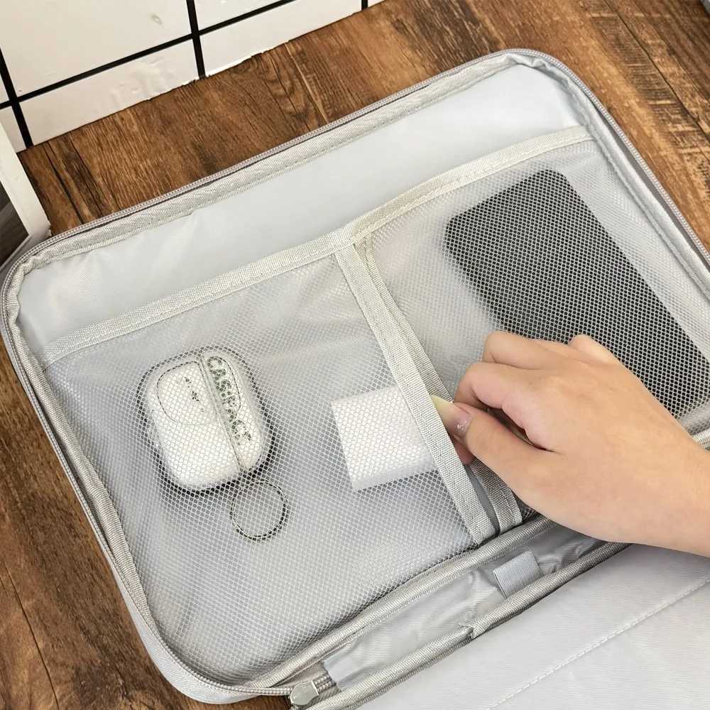 13 Inch Laptop Bag for Xiaomi ASUS Front Pocket Can Hold Power Mouse Large Space Lightweight Nylon Waterproof Laptop HandbagT251208