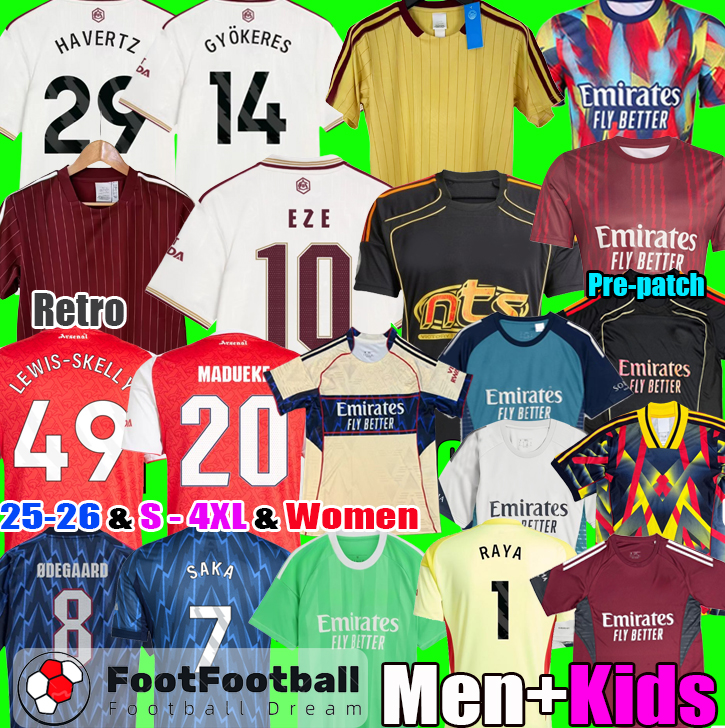 2025 EZE GYOKERES ZUBIMENDI NORGAARD MADUEKE LEWIS SKELLY RICE SAKA football shirt soccer jerseys arsenaalfootball kits 24 25 26 SALIBA G.JESUS ODEGAARD Men Kid tops