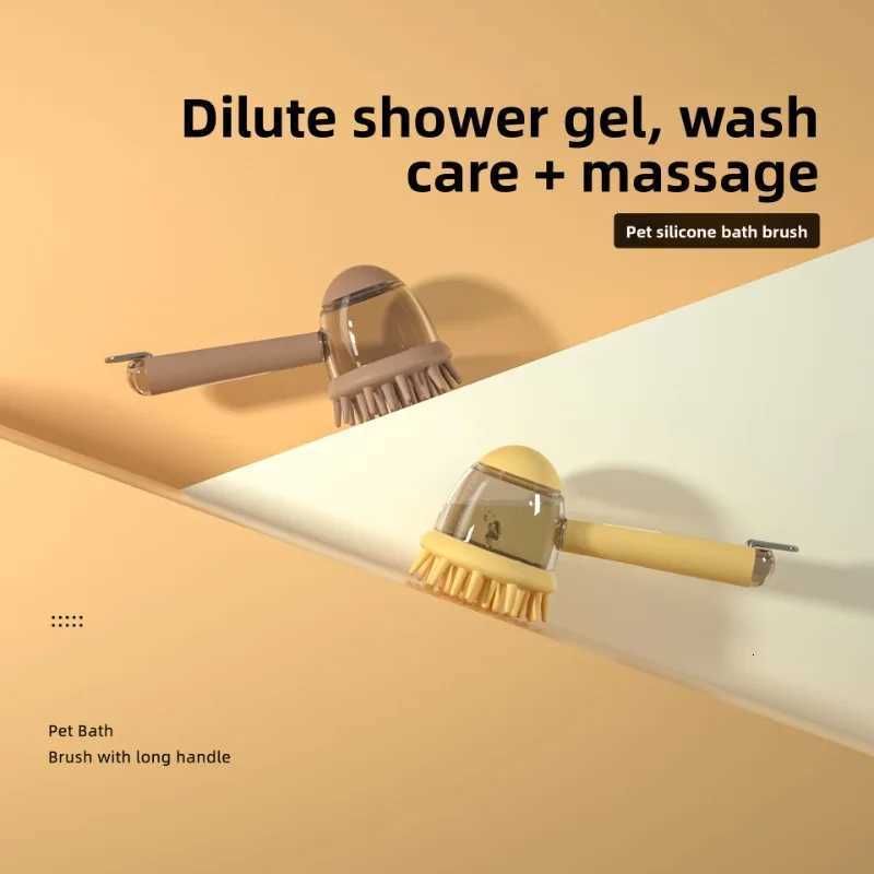 Pet Bathing Brush Cat Bathing Brush Massage Brush Add Liquid Press Dog Rubbing Bath Artifact M251208 - view 3