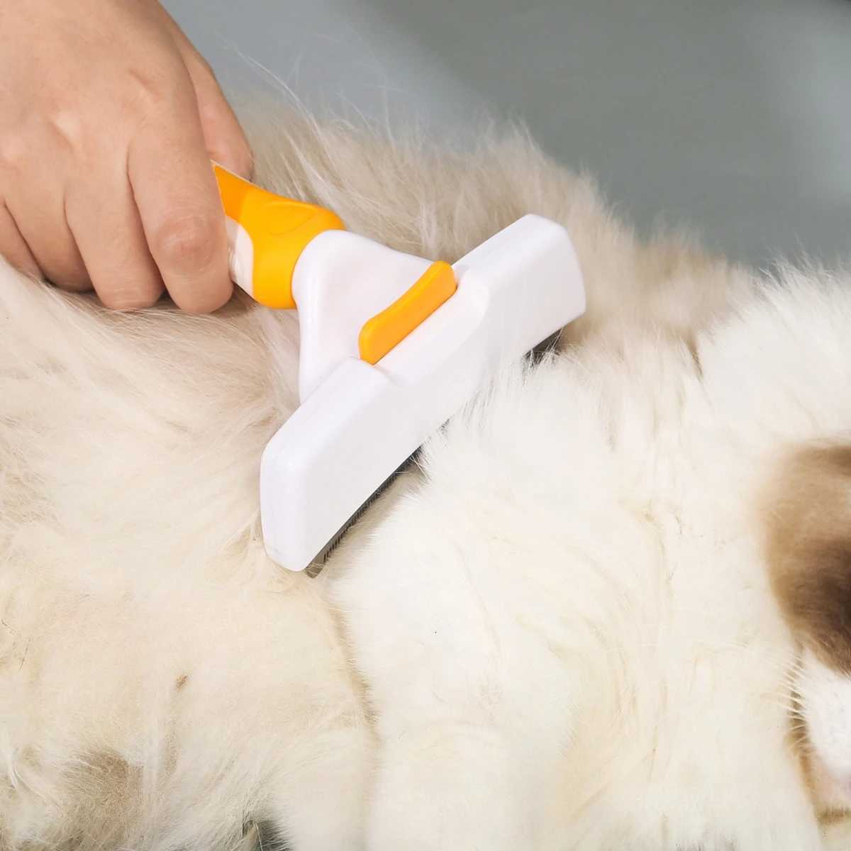 Dog Brush Cat Hair Care Grooming Accessories Supplies Knotting Comb Large Animal Dogs Short Hair Dogs Anti Lice M251208 - view 3