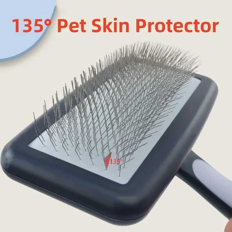 Dog Comb Dog Grooming Brush Massage Cat Brush Stainless Steel Combs for Dogs Hair Knot Opening Pets Accessories M251208 - view 4
