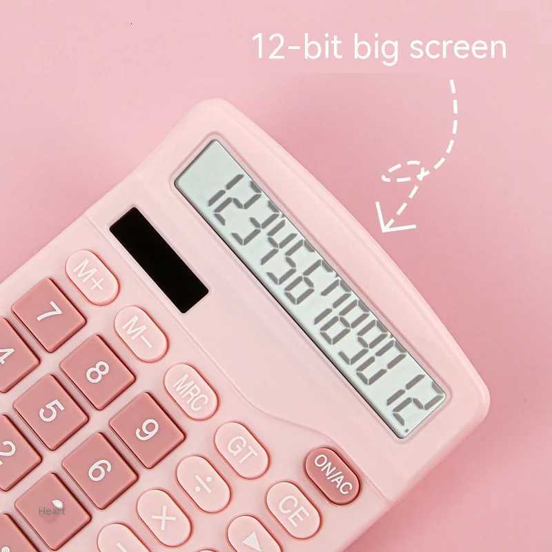 12 Digits Electronic Calcator Solar Calcator Dual Power Supply Calcator for He Off School Financial Accounting Tools H251208