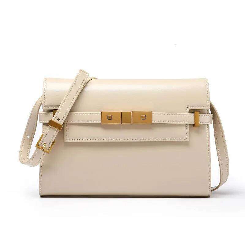 Manhattan Handbag, Retro High-End Feeling, Underarm Mailman Baguette Bag St251208