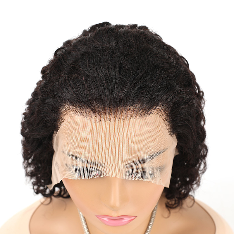 Luxurious Curling Wig Using Authentic Human Hairs Versatile Hairstyle Solution for Various Outfits H2412-deep