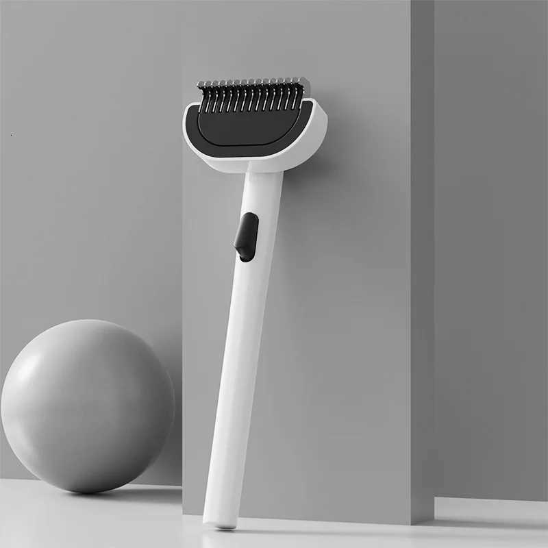 Pet Comb Cat Knot Comb Long Handle Dog Hair Removal Comb Long Hair Comb Cat Dog Comb Thinner One Click Hair Pushing Tool M251208 - view 7