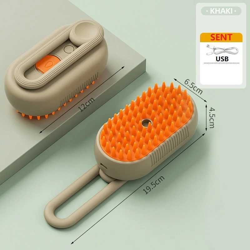 Dog Cat Steam Brush Short Hair Dog Steam Brush for A Cat Pet Comb Car Animal Hair Brush Pet Grooming GSZ06 M251208 - view 4