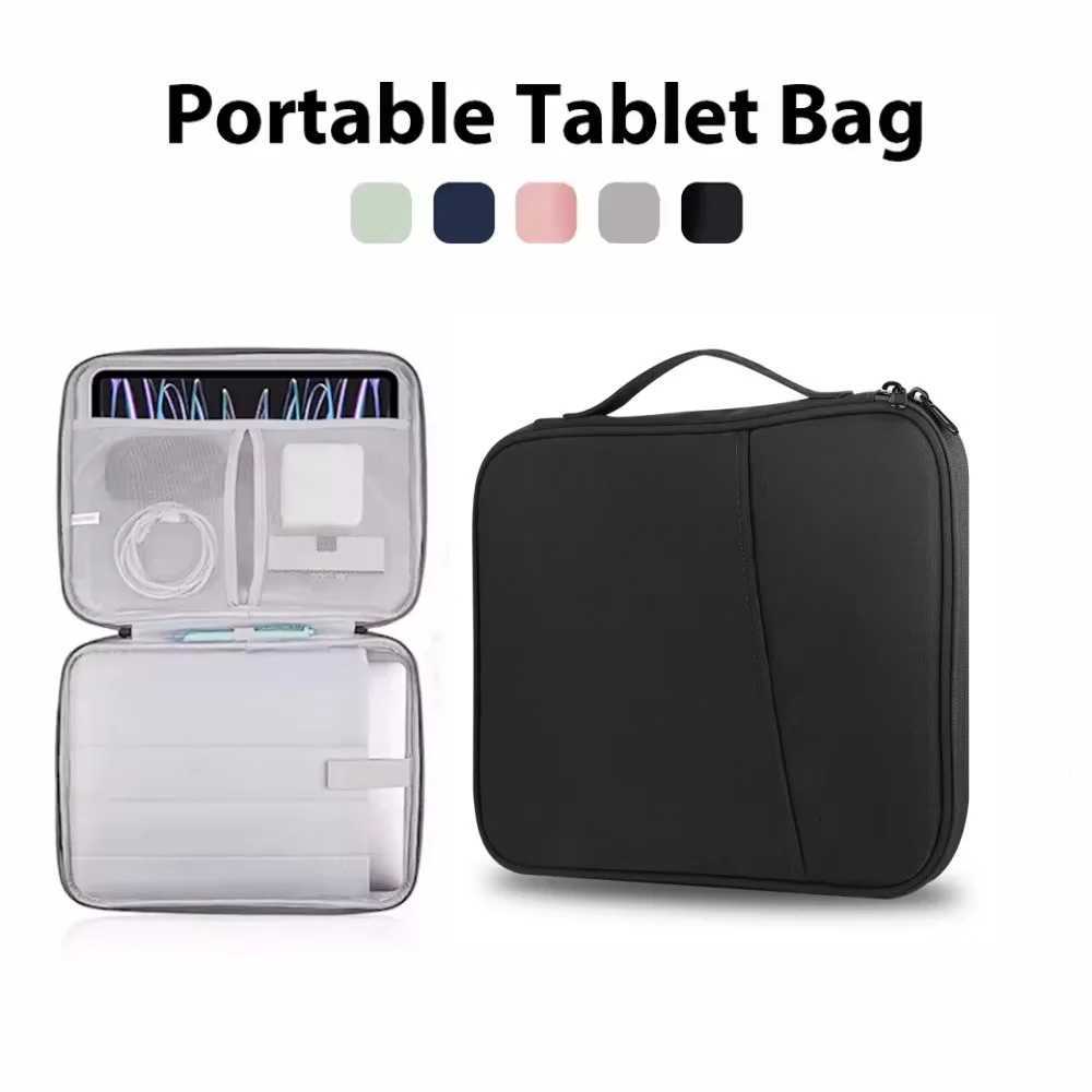 Waterproof Notebook Handle Bag Laptop Sleeve Case For Macbook Air 11 12 13 136 M4 M3 M2 iPad Pro 11 Tablet Bag Computer HandbagT251208