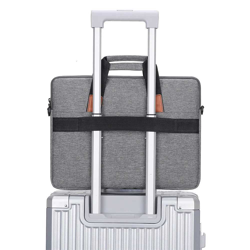 Laptop Sleeve Bag 133 141 156 Inch Notebook Case For Macbook Air Pro Waterproof Portable Travel Carrying Bag Computer HandbagT251208