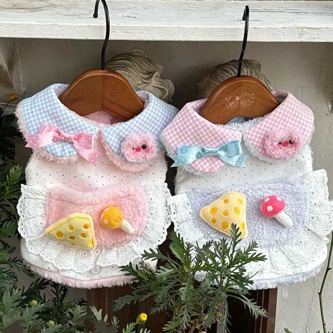 Pet Autumn/Winter Plush Pocket Dress Plush Vest Teddy Cute Vest Pet Clothing Dog Dresses for Small Dogs Puppy Clothes M251208