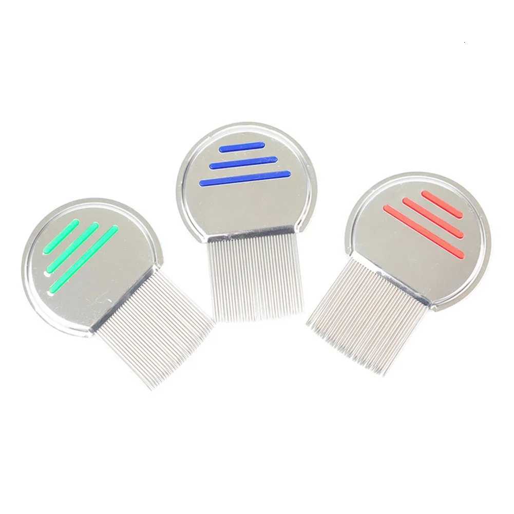 Stainless Steel Terminator Lice Comb Children Hair Removal Headdress Super Density Teeth Remove Nits Comb Dog Brushes Accessory M251208 - view 5