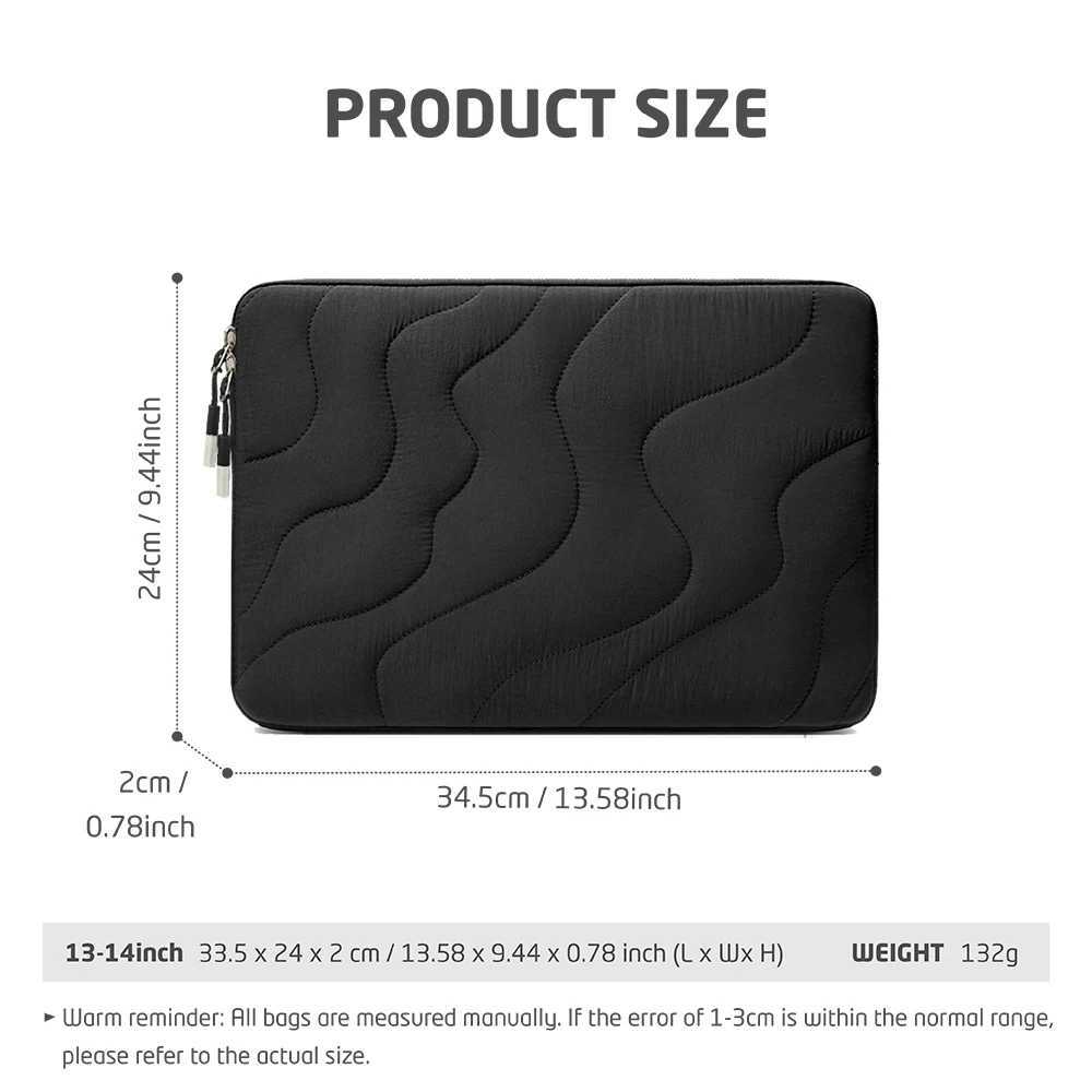 Laptop Sleeve Bag Laptop Case For MacBook Air Pro 133 14 inch Notebook Pouch for Lenovo Asus HP Dell Portable Bag Cover CaseT251208