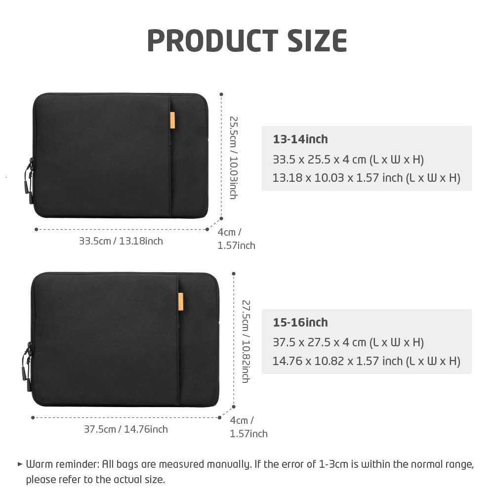Laptop Sleeve Cases Bag 13 14 154 156 16 Laptop Carrying Cove For Macbook Pro Air Business Computer Bag Shell Accessories bagT251208