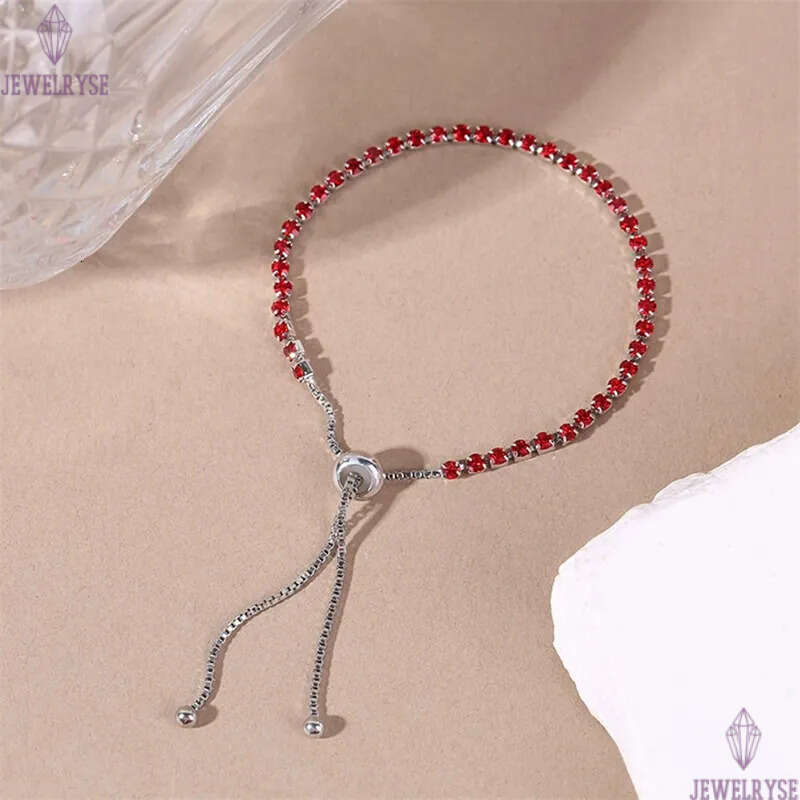 2.5mm diamond colorful tennis bracelet designer for woman round iced out chain mens bracelets black AAA zirconia silver chains man womens jewelry leng