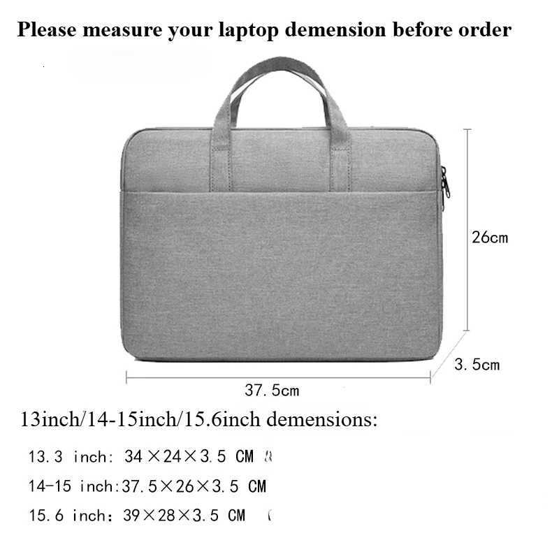 Laptop Bag Women 133 141 15 156 Office Notebook Sleeve Case Travel Computer Handbag Elegant Fashion for Macbook HP Dell PouchT251208