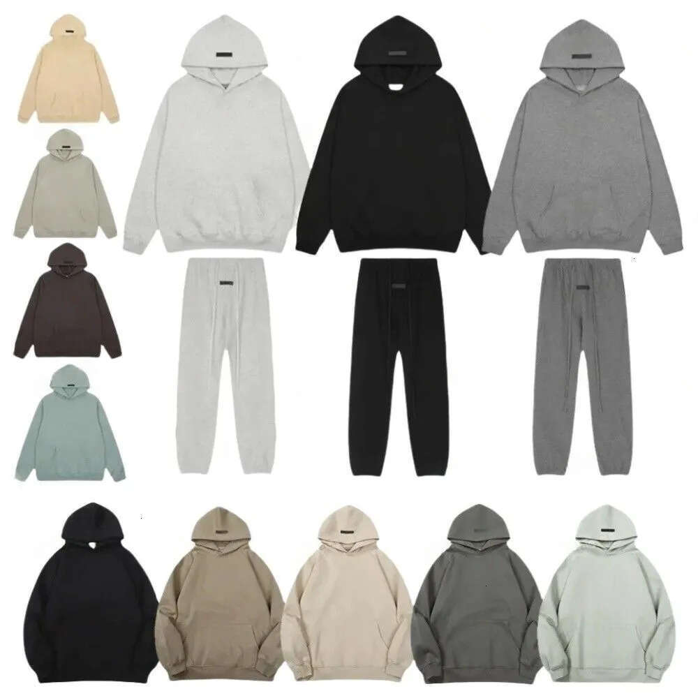 Essentials Hoodie Designer Hoodies For Mens Leisure Tracksuit High Street Pullover Minimalist Sweatpants Designer High Quality Fear Of Godessentials Hoody