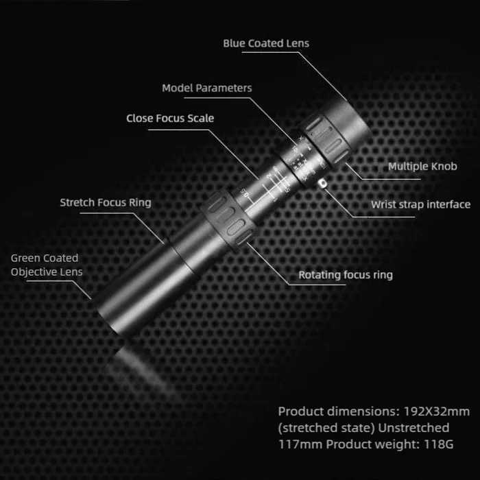 TINSOLNew 10-300X Scalable Long Range For Photography Portable Night Vision Zo Telescope For Travel Monocar Telescope C251208