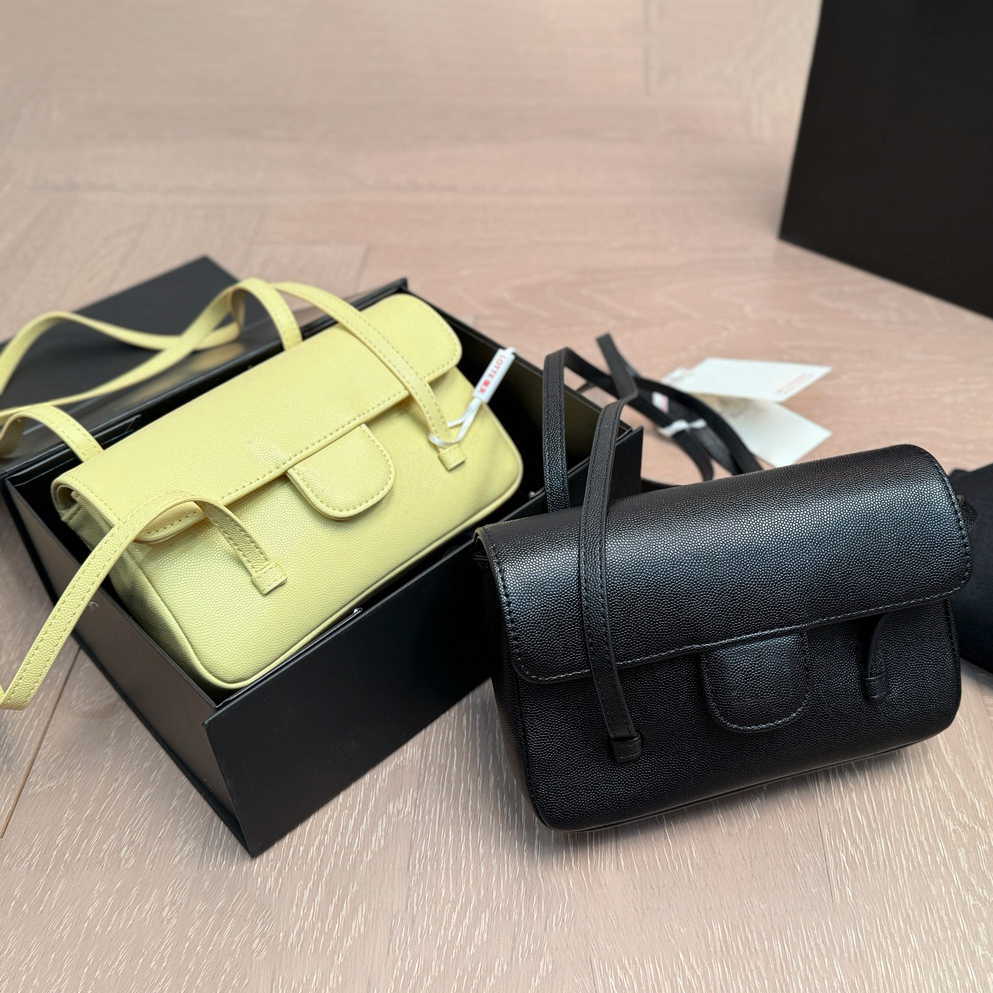New Fashion Women Designer flap bag Caviar purses luxurys handbags Shoulder Bags Flap Underarm bag Women Trendy Messenger bag Yellow Designer bag With Box