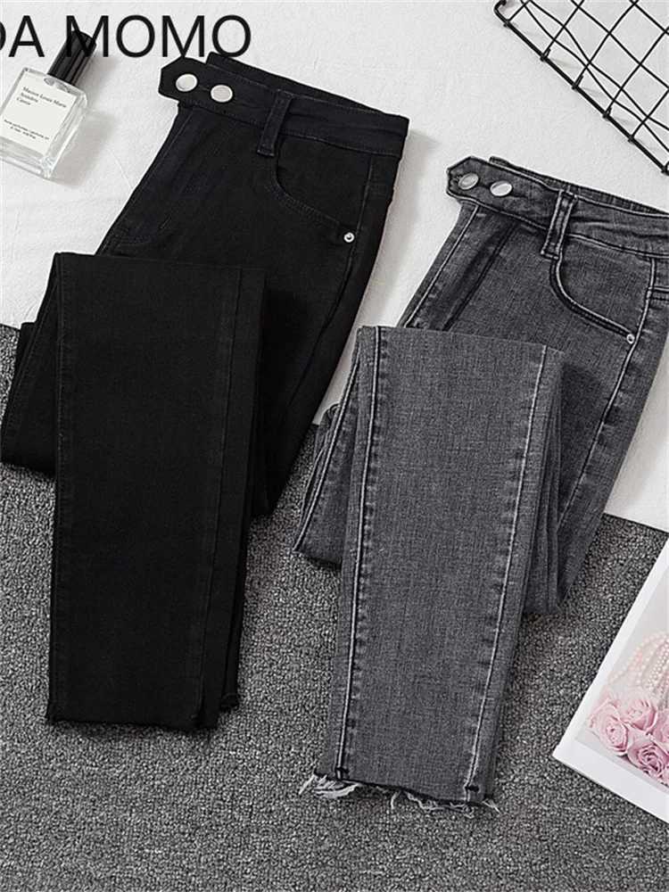 Jeans Female Denim Pants Black Womens Jeans woman Donna Stretch Bottoms Feminino Skinny Pants For Women TrousersT251208