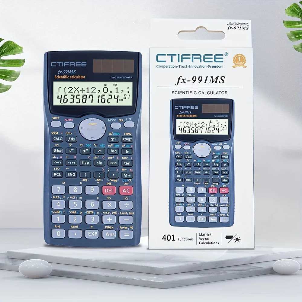 fx-991MS Mtifunctional science function calcator-401function Specially desig for student exams econical packaging H251208