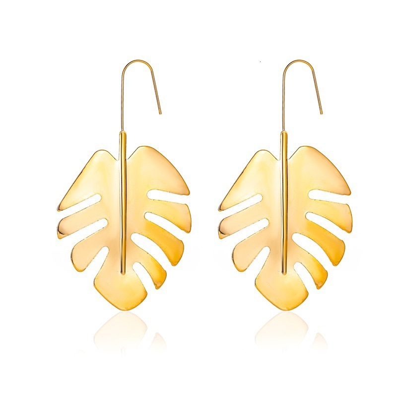 Ins designer luxury Style Acrylic Maple Fashion Creative Long Leaf Drop Earrings Tassel free shipping Ear Accessories