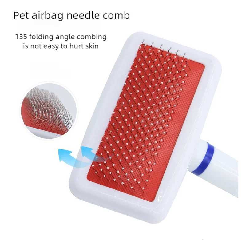 Pet Grooming Comb For Dogs Cats Puppies Small Pets Hair Remover Brush Needles Shedding Control Fur Tool M251208