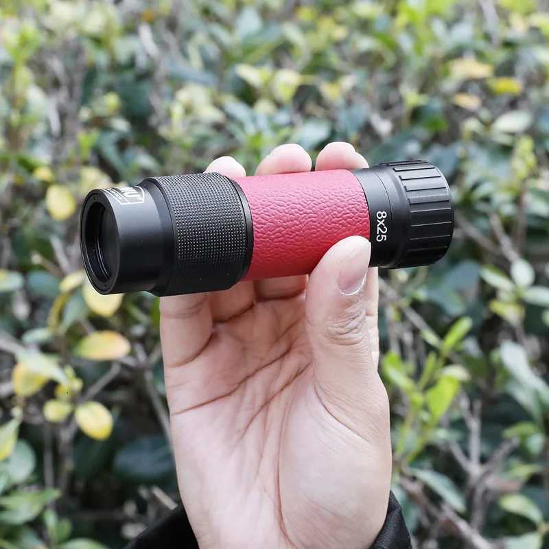 Gu 8x25 Monocar Waterproof Telescope Fl Metal High Power Portable Pocket Hunting Camping Long Range Bak4 Mini C251208