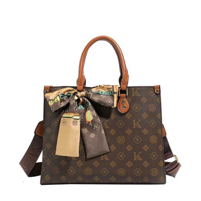 2025 Mogram Tote Bag for Wen Vintage Print Shoder Purse Spacious Adjustable Crossbody Strap with Top Handle Y251208