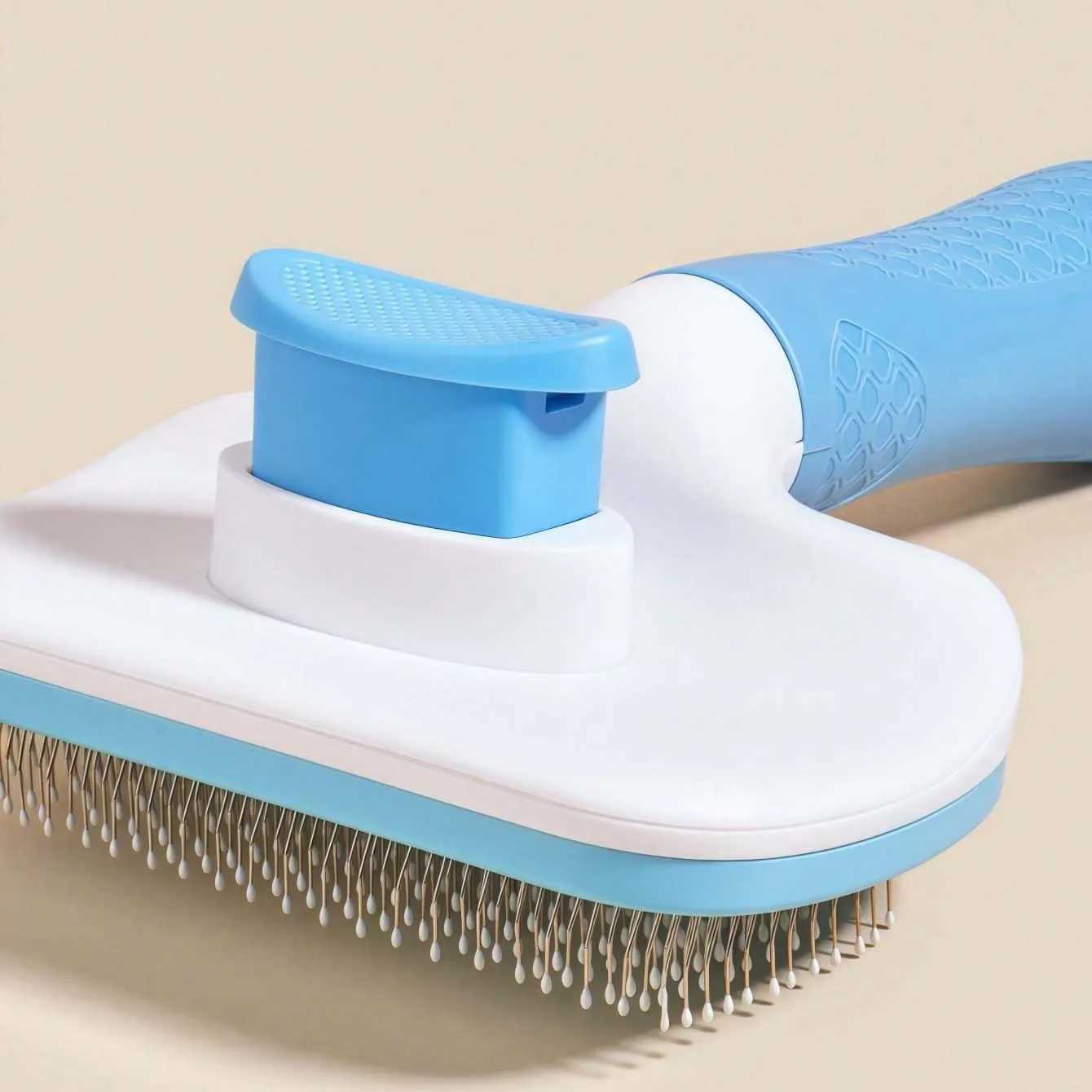 Pet Grooming Brush Stainless Steel Dog Hair Brush Cat Comb For Long Short Hair Dogs Cats Effective Shedding Pet Care Accessories M251208 - view 4
