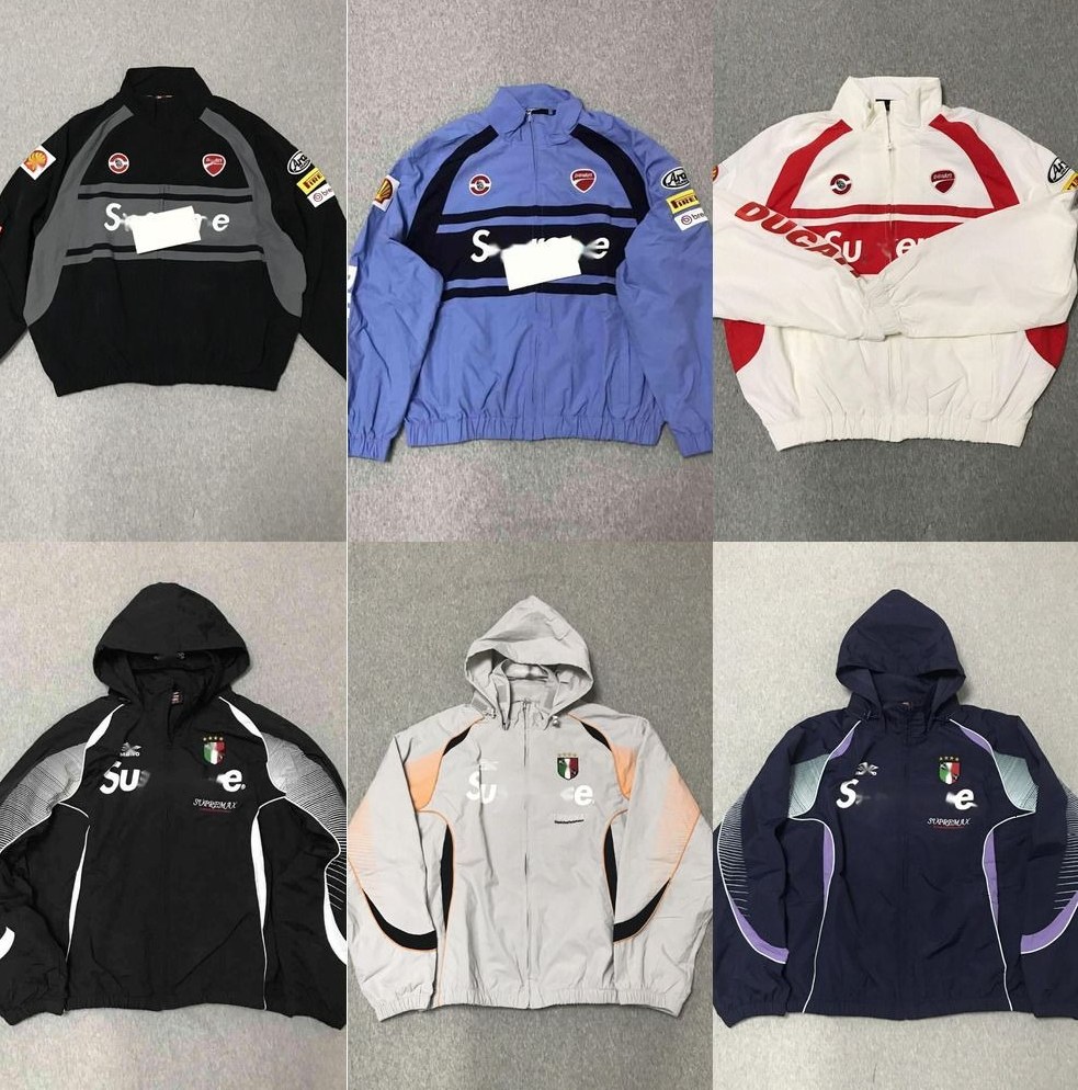 Hoodie Men Tracksuits hoodie Sports jackets drill Ducati SPM Windbreaker Track Hooded Coats Soccer Runner Jackets Sweatshirt Windproof street sports suits