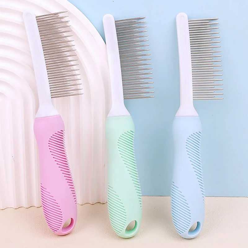 Dog Comb Stainless Steel Dogs Brush Dog Grooming Comfortable Handle Dogs Comb for Hair Knot Cleaning Brush Cat M251208 - view 3