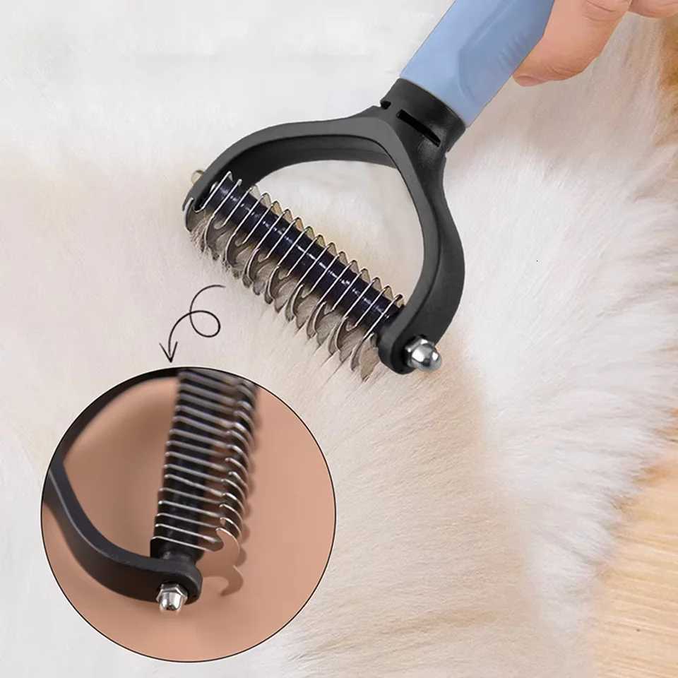 1PC Pet Comb Double-sided Knot Comb Cleaning Beauty Cat Comb Dog Pet Comb Pet Supplies Dog Comb M251208 - view 5
