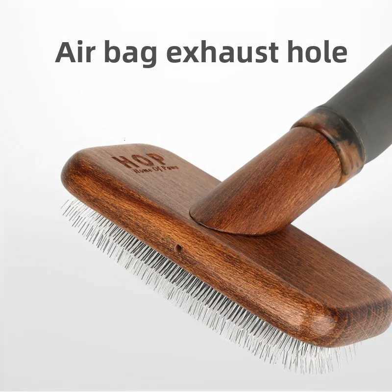 Dog Comb Wooden Dogs Brush Massage Cat Brush Dog Grooming Combs for Dog Long Hair Cleaning Pet Supplies M251208 - view 4