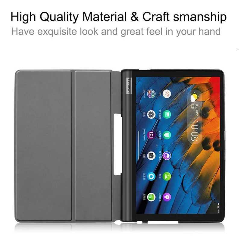 For Yoga Smart Tab YT-X705F Case 101 inch Magnetic PU Leather Flip Cover For YT X705F X705L/X Case Coque Funda C251208